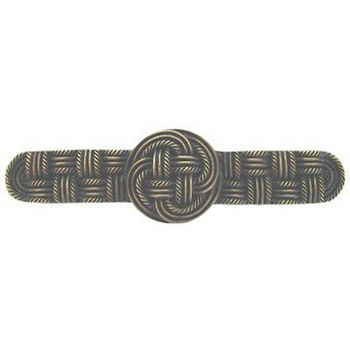 Pull, Classic Weave, Antique Brass