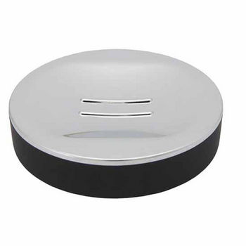 Nameeks Gedy Luna Collection Soap Dish, Black