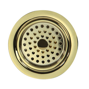 Brass Drain Display Front
