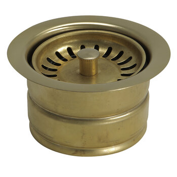 Nantucket Sinks 3.5EDF Series 3-1/2" Diameter Extended Flange Disposal Kitchen Drain, Brass