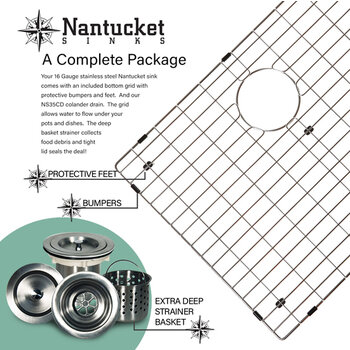 Nantucket Sinks Nantucket Sinks Included Items, Included Items