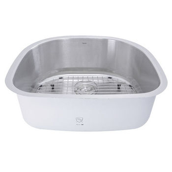 Nantucket 16 gauge stainless steel single bowl sink with satin finish