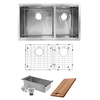 OS-Double Sink with Included Accessories