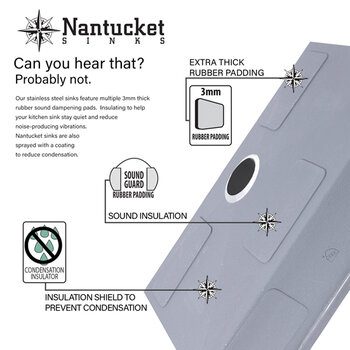 Nantucket Sinks Nantucket Sinks Sound Insulation Info, Sound Insulation Info