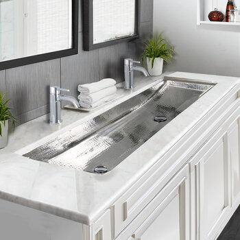 Nantucket Sinks Installed Angle View