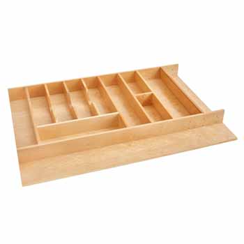 Rev-A-Shelf Premium Trimmable Wood Utensil/Cutlery Combo Drawer Insert, Product View