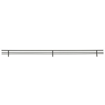 Sidelines 30'' W Closet Shoe Rail in Matte Black for Custom Closet Systems