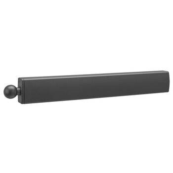 12'' D Pop-Out Valet Rod in Matte Black for Custom Closet Systems