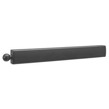 14'' D Pop-Out Valet Rod in Matte Black for Custom Closet Systems