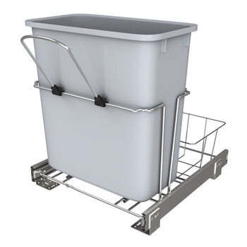 Rev-a-Shelf 20 Quart (5 Gallons) Container, Rear Basket