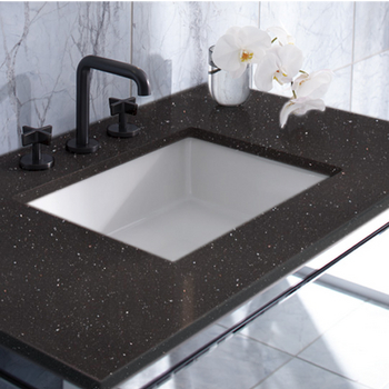 Balletto Collection Vanity Glass Top W Integrated Sink Or