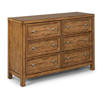 Raheny Home Tuscon Dresser In Brown, 52-3/4'' W x 18'' D x 36'' H