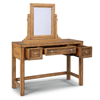 Raheny Home Tuscon Vanity with Mirror In Brown, 46'' W x 18'' D x 56-1/4'' H