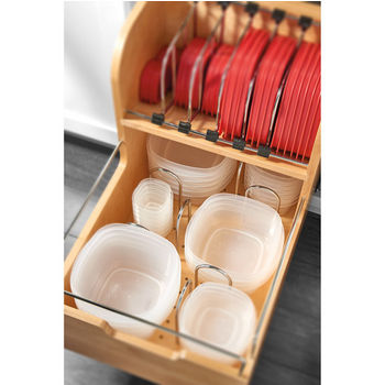 Rev-A-Shelf Base Cabinet Pullout Food Storage Container Organizer