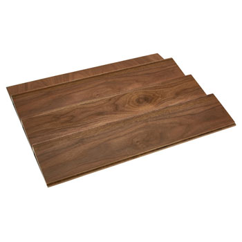 Rev-A-Shelf Wood Spice Kitchen Drawer Insert, Walnut, for Base Cabinet 24" or Smaller