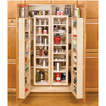 CliqStudios Tall Kitchen Pantry Cabinet With Pull-out Shelves