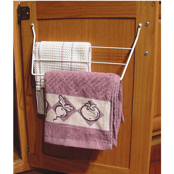 Kitchen towel best sale holder inside cabinet