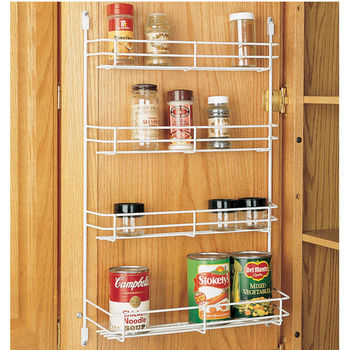 Cabinet Organizers Kitchen Cabinet Wire Door Mount Spice Rack By