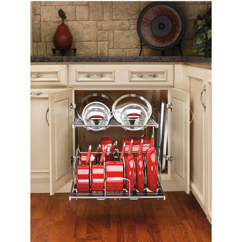 Two Tier Cookware Organizer - Fits Best in B15, RTA Cabinet