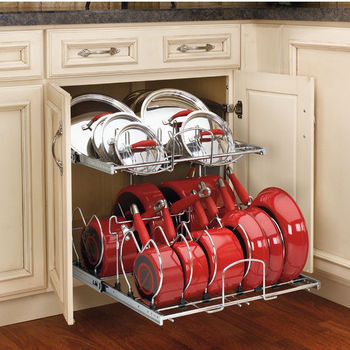 Rev-A-Shelf 5CW2-2122-CR 21 Two-Tier Cookware Organizer