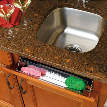 6581 Series Sink Front (Tip-Out) Stainless Steel Trays