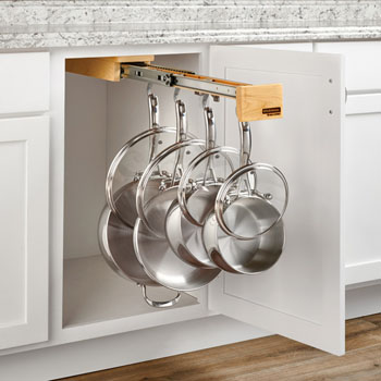Is it possible to keep pots and pans under the sink?