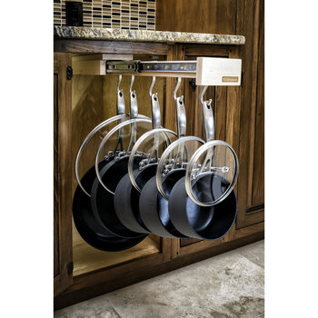 Rev-A-Shelf Glideware 5-hook Base Cabinet Pull out Organizer for 15in D Cabinets for sale online 