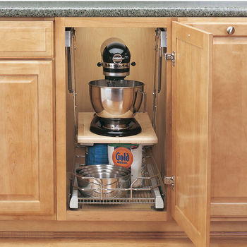 Rev-A-Shelf Appliance Lift with Heavy Duty Lift Assist and Soft Close