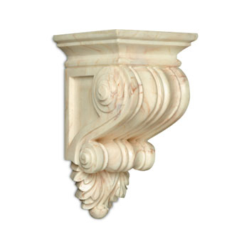 Decorative Hardware Fluted Resin Corbels By White River