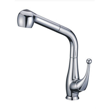 Dawn Sinks SKS-AB503079 Series Single-Lever Put-Out Spray Kitchen Faucet in Chrome