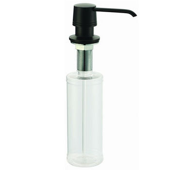 Dawn® Soap Dispenser in Dark Brown, 2-7/32'' Diameter x 3-17/32'' D, 1-11/16'' (Counter to Spout), 7-3/32'' (Plastic Refill Bottle)