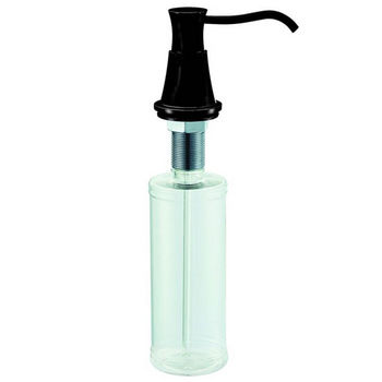 Dawn® Soap Dispenser in Dark Brown, 2-7/32'' Diameter x 3-1/4'' D, 2-19/32'' (Counter to Spout), 7-31/32'' (Plastic Refill Bottle)