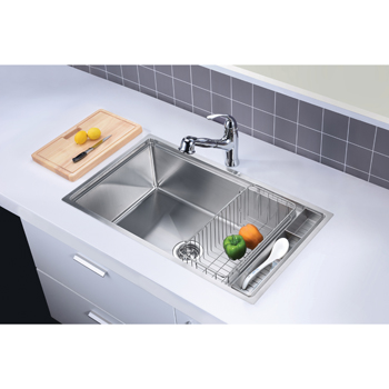 Undermount Single Bowl 18 Gauge Stainless Steel Kitchen Sink With Multiple Sizes In Polished Satin Finish By Dawn Sinks Kitchensource Com