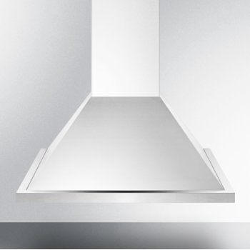 Summit Appliance 24" ADA Compliant European Wall-Mounted Range Hood in Stainless Steel with Remote Wall Switch, 23-5/8" W x 19-5/8" D x 36" H