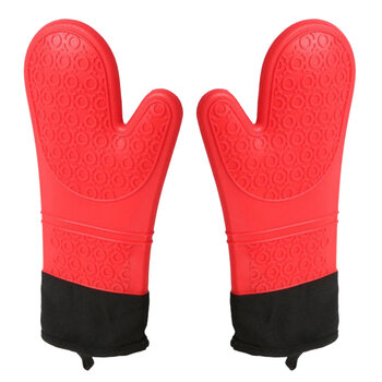 Heat Resistant Silicone Mitts, Product View