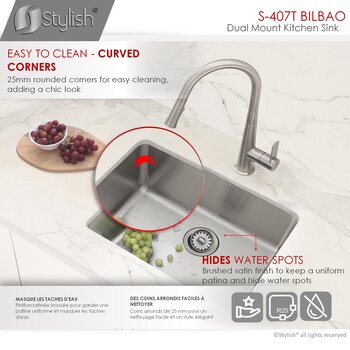 All Sinks - Easy to Clean