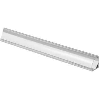 Task Lighting illumaLED™ 003 Series 48" - 90" Angled Aluminum Housing Profile, Clear Lens