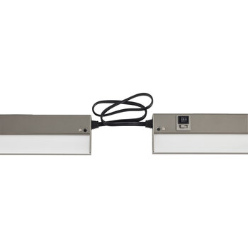 Task Lighting L-BL Series 9-1/2'' Length 120-Volt Under Cabinet Bar Light, Dimmable and 3-Color Selectable (3000K, 4000K, 5000K), Black, Connection View
