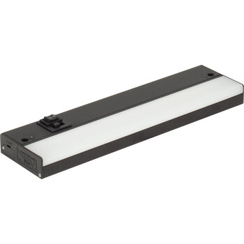 Task Lighting L-BL Series 11-7/8'' Length 120-Volt Under Cabinet Bar Light, Dimmable and 3-Color Selectable (3000K, 4000K, 5000K), Black, Product View