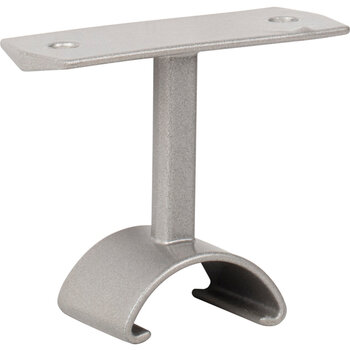 Support for Lighted Closet Rod, Satin Nickel Top Mounted Support Product View