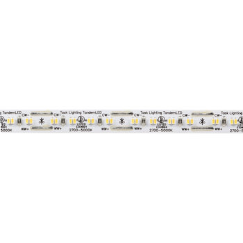 Task Lighting illumaLED TandemLED Series 100 ft Roll 12-Volt Tunable-White Flexible Tape Lighting with TandemLED Technology, 300 Lumens Per Foot, 2700K - 5000K , Angle Product View