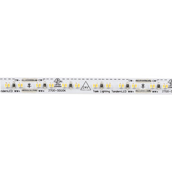Task Lighting illumaLED TandemLED Series 100 ft Roll 24-Volt Tunable-White Flexible Tape Lighting with TandemLED Technology, 300 Lumens Per Foot, 2700K - 5000K , Angle Product View