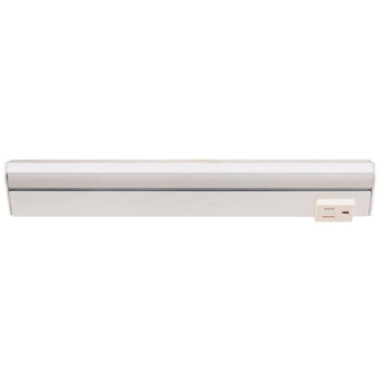 Task Lighting RM Series Lighted Power Strip, 2700K-5000K Tunable-White, 10-1/2'' White Receptacles/White Front View
