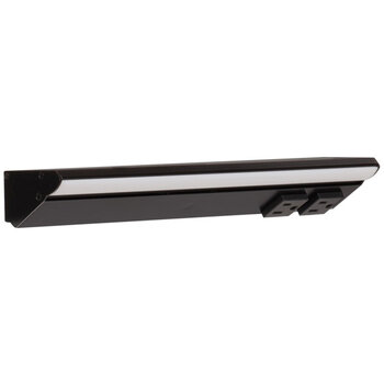 Task Lighting RM Series Lighted Power Strip, 2700K-5000K Tunable-White, 12-1/2'' Black Receptacles/Black