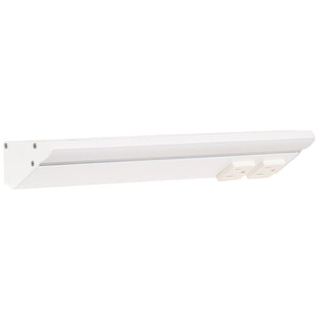 Task Lighting RM Series Lighted Power Strip, 2700K-5000K Tunable-White, 12-1/2'' White Receptacles/White