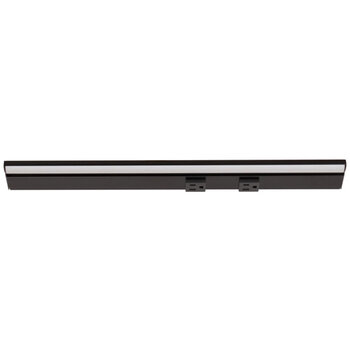 Task Lighting RM Series Lighted Power Strip, 2700K-5000K Tunable-White, 18-1/2'' Black Receptacles/Black Front View