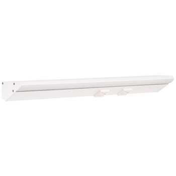 Task Lighting RM Series Lighted Power Strip, 2700K-5000K Tunable-White, 18-1/2'' White Receptacles/White