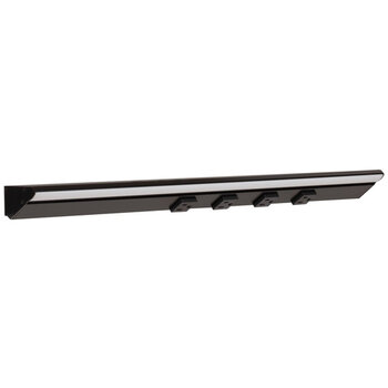 Task Lighting RM Series Lighted Power Strip, 2700K-5000K Tunable-White, 24-1/2'' Black Receptacles/Black
