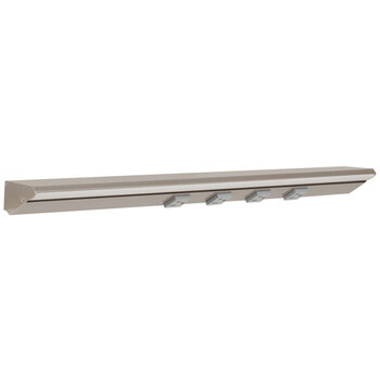 Task Lighting RM Series Lighted Power Strip, 2700K-5000K Tunable-White, 24-1/2'' Grey Receptacles/Satin Nickel