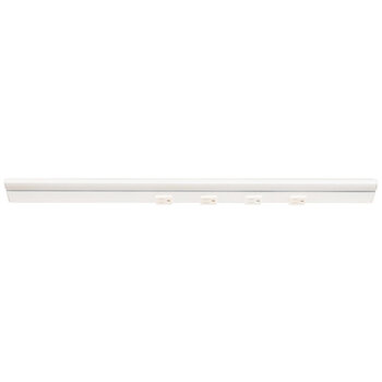 Task Lighting RM Series Lighted Power Strip, 2700K-5000K Tunable-White, 24-1/2'' White Receptacles/White Front View